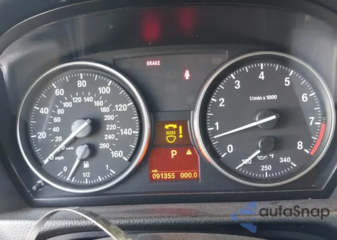 2009 BMW 335 из США, поврежденный, VIN WBAPM73539A365523